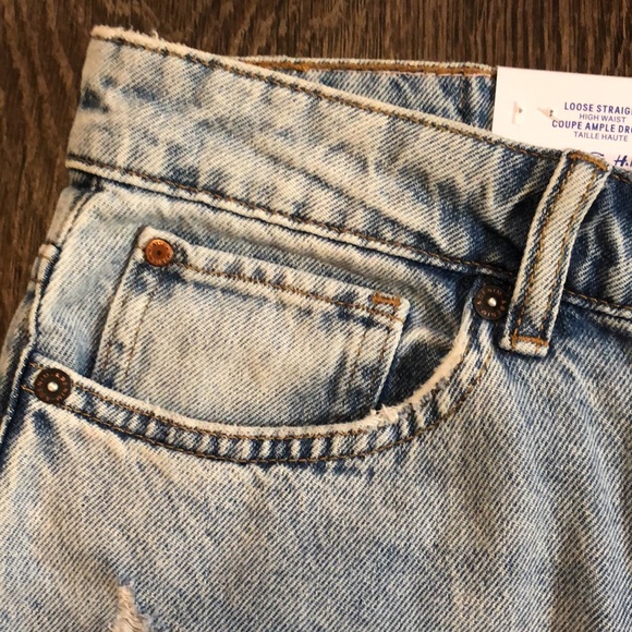 H&M Loose Straight High Waist Jeans - Picture 5 of 16